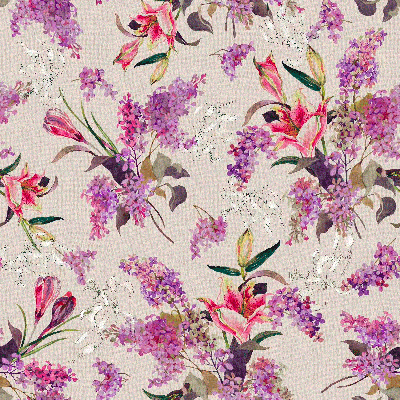 Loneta fabric flowers home decor