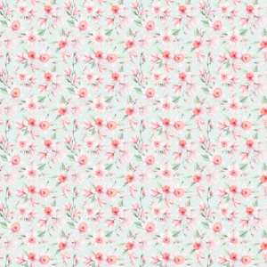 lonetas en color pastel de flores