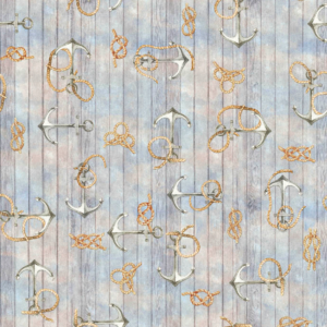 loneta estampada de nudos marineros decoracion hogar home decor