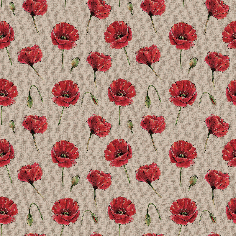 telas con estampado de flores en culla original de algodón venta online Primavera 401