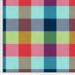 tela loneta cuadrados de colores