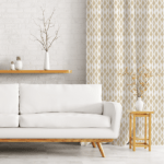 Tela loneta geométricos decoración hogar textile