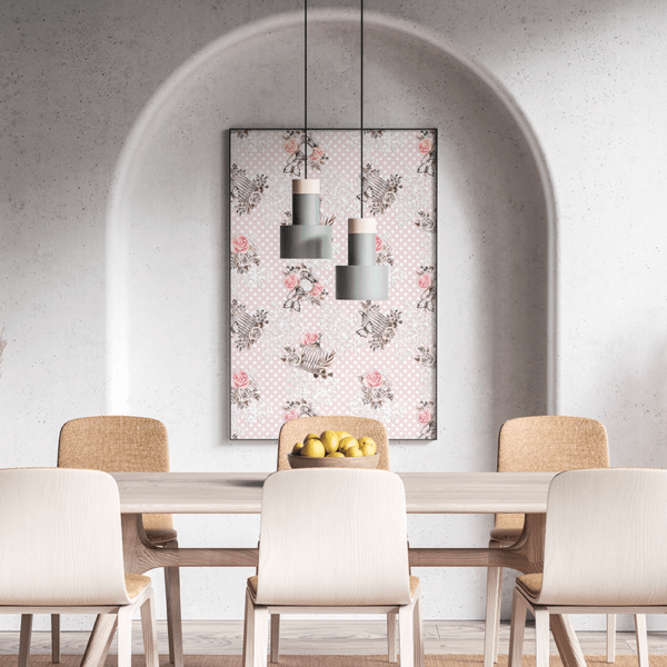 Venta de tela por metros estilo Shabby cic romántico loneta para decoración hogar