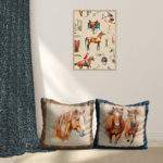oneta caballo canva horse meter polo
