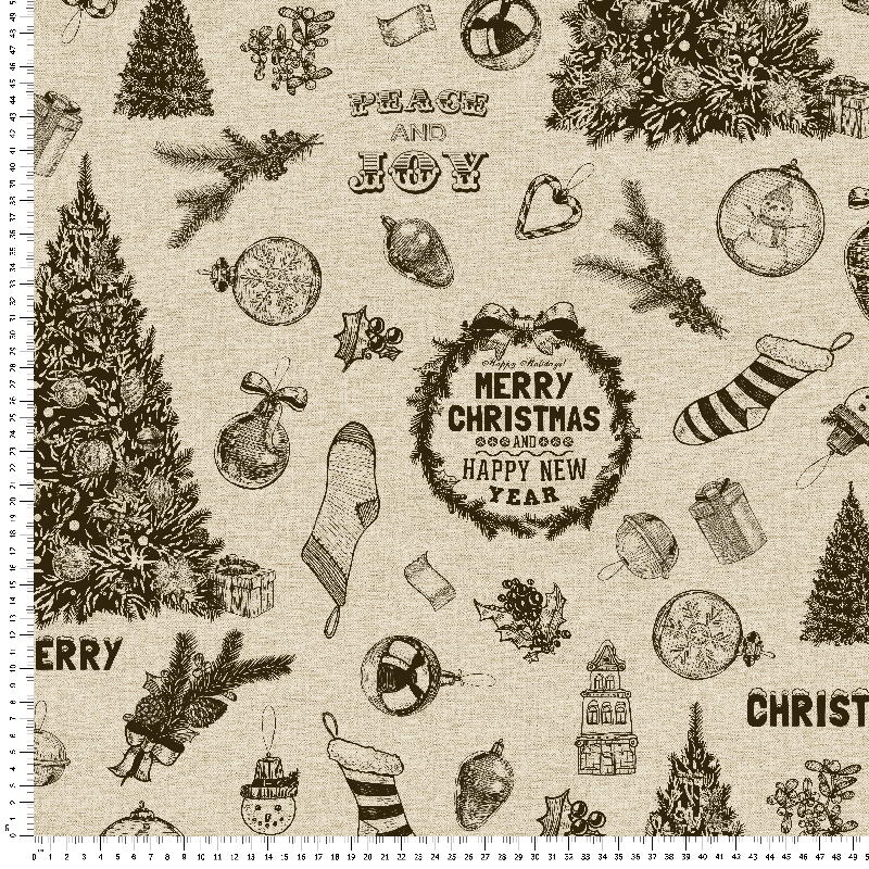 Loneta navidad nordico