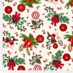 loneta estampado navidad christmas