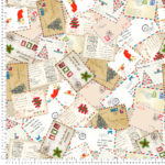 loneta estampado postal de navidad tela cartas navideñas post christmas fabrics whoresale