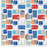 loneta estampada conservas peces sardinas marinera