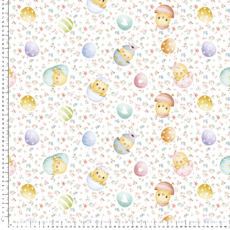 tela loneta pascua pollitos easter fabrics