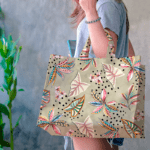 Venta de loneta estampada al por mayor estampado tropical animal print