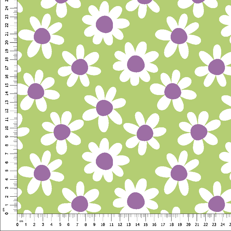 tela loneta estampada flores verde tejido decoracion hogar