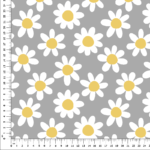 loneta flores estampadas