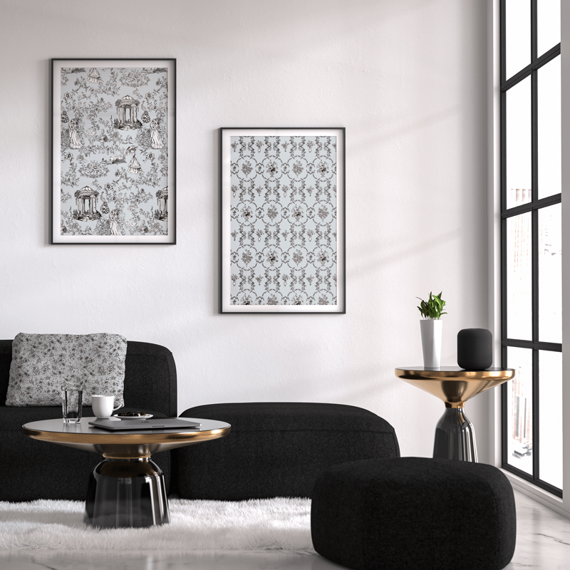 loneta estampado toile de jouy