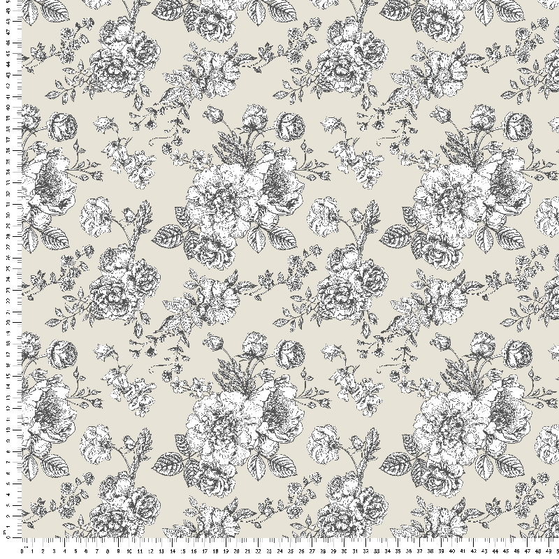 loneta estampada cretonas gris textil hogar decoracion