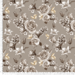 loneta estampada flores grandes