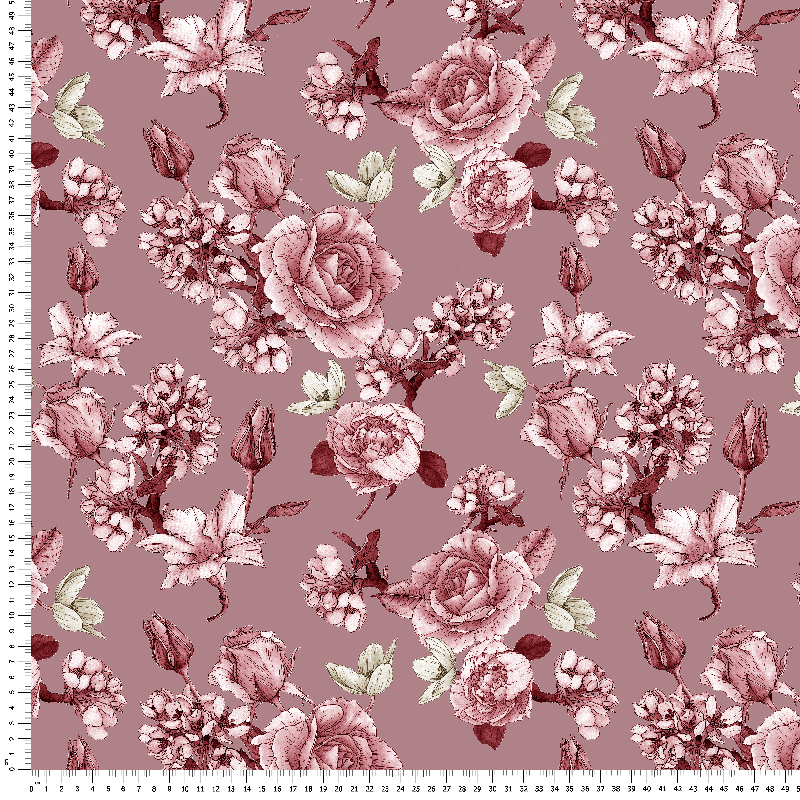 Loneta estampada vintage