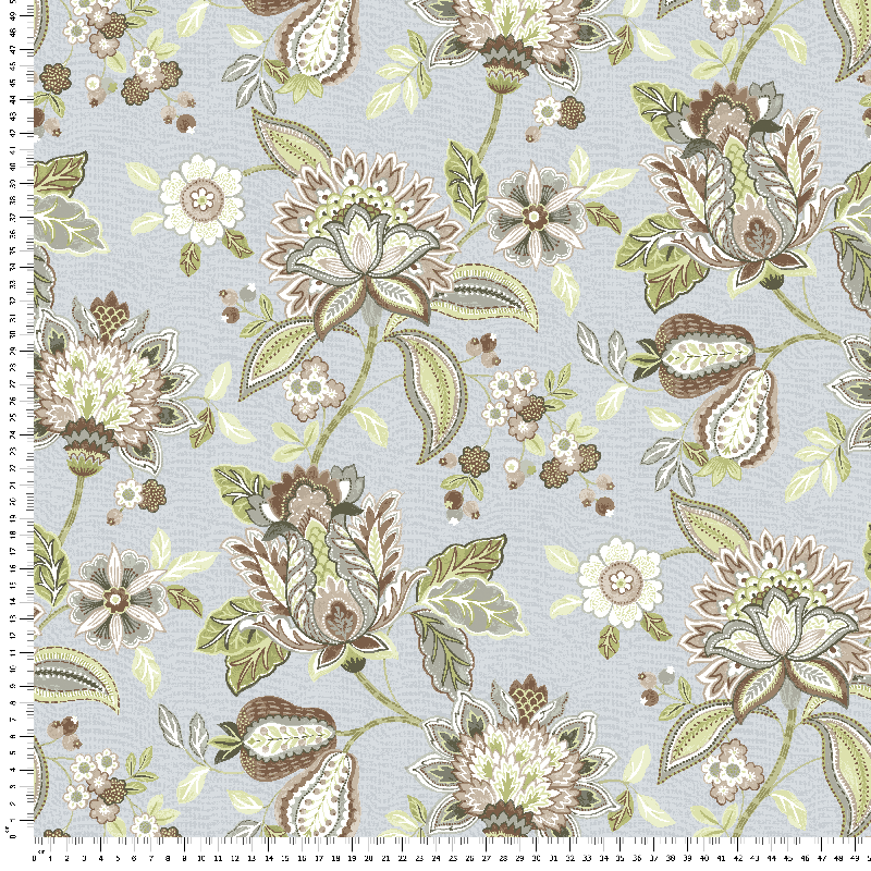 tela loneta estampada floral