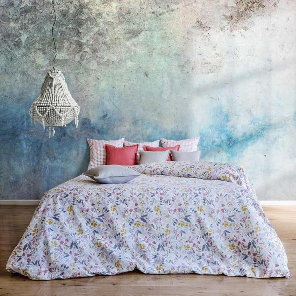 loneta estampada de flores. canva, toile,