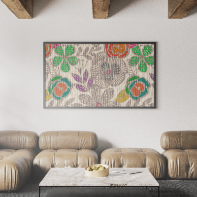 telas decoración hogar loneta estampada
