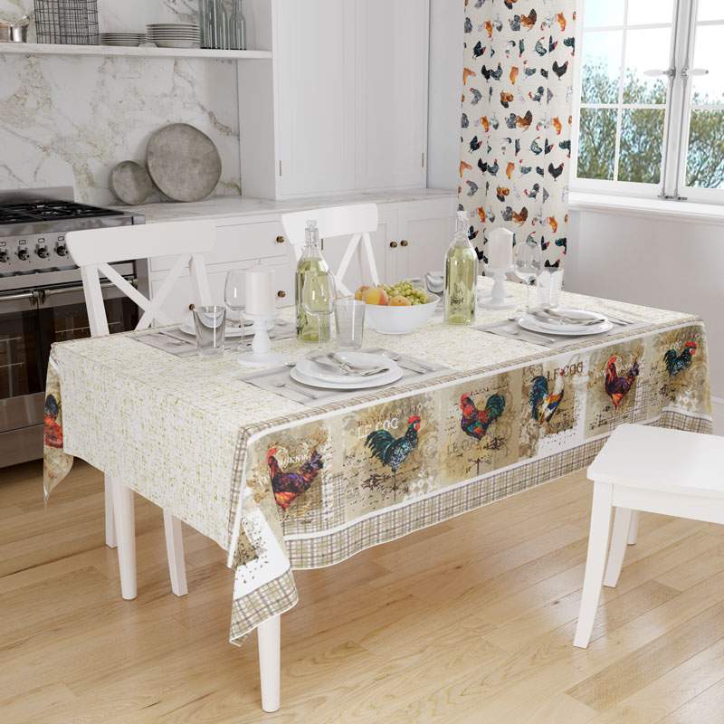 telas de gallina decoración hogar